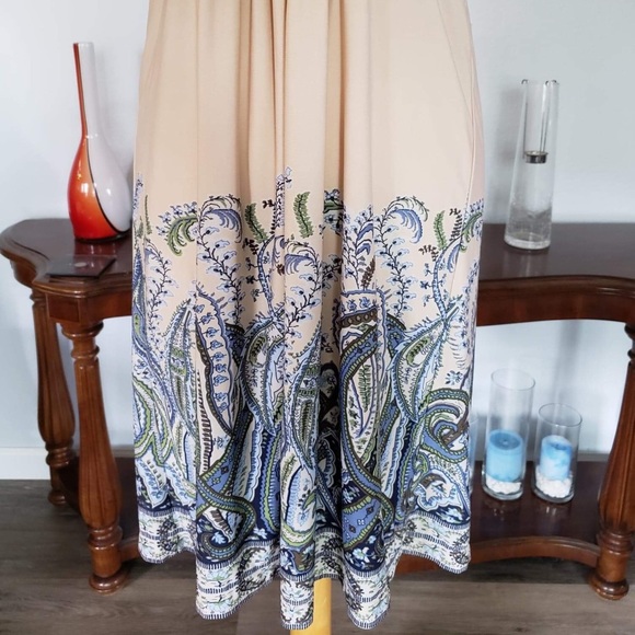 Women's summer beach printed halter dress - Picture 10 of 12